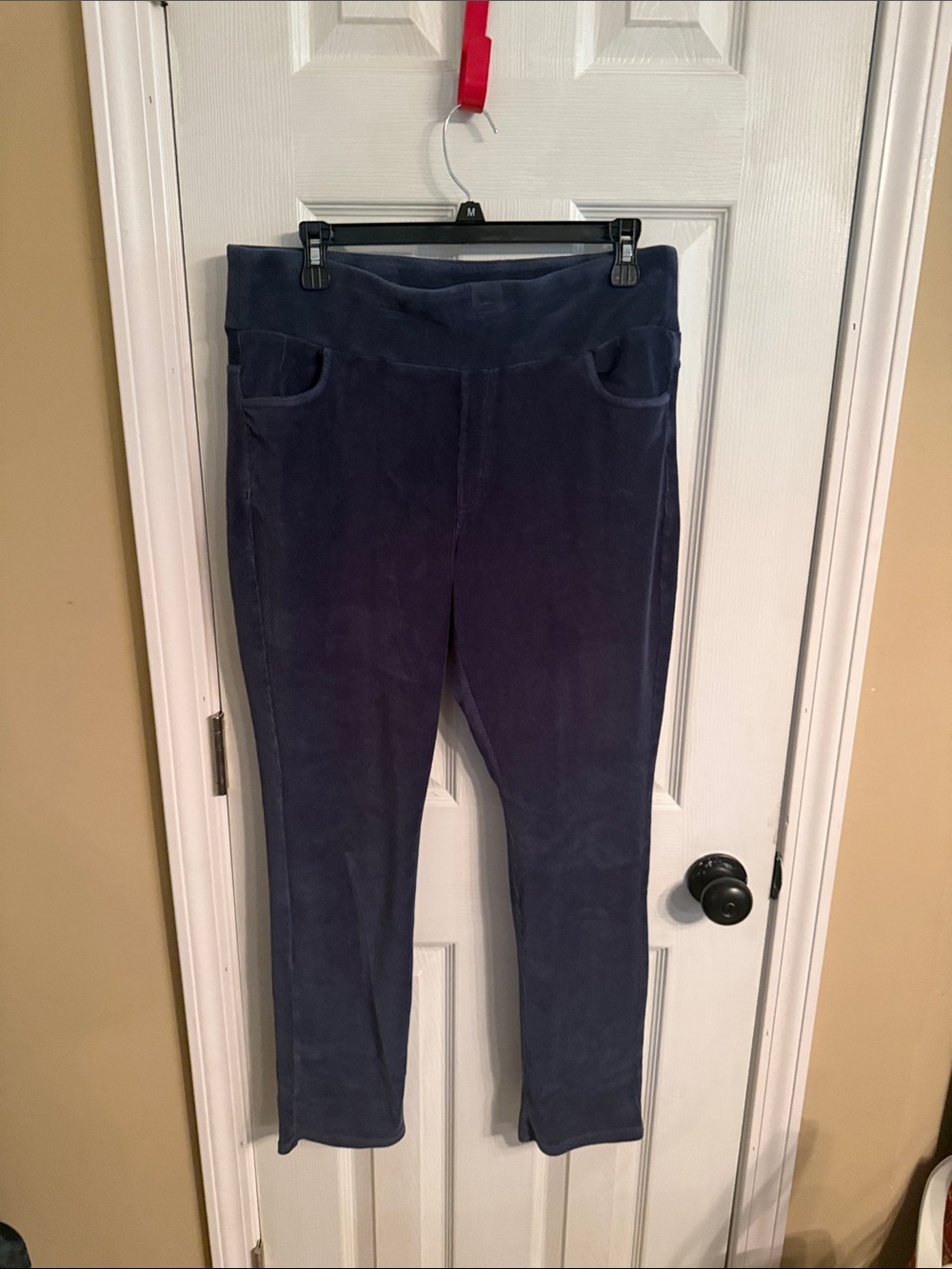 Coldwater Creek Corduroy Velour Stretch Pull-On Pants